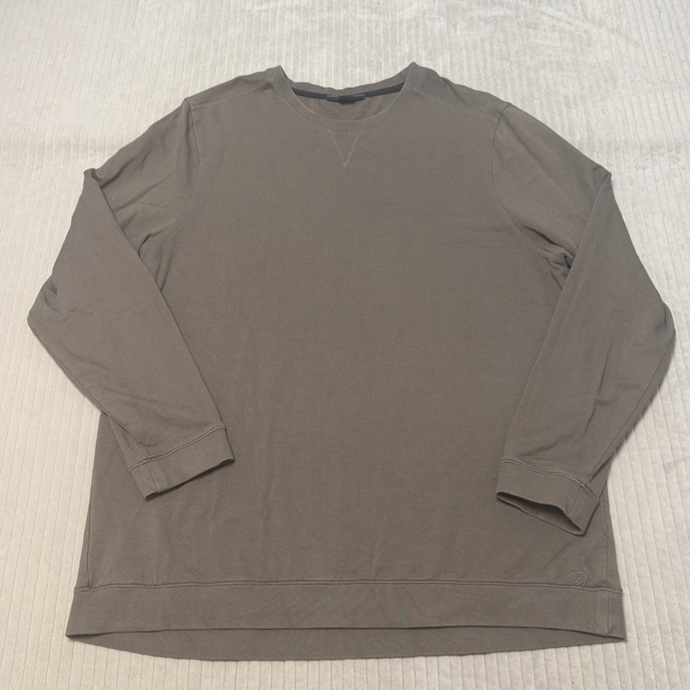 Free Fly Bamboo Pull Over Fleece Crewneck Performance Sweatshirt Men's Size 2XL